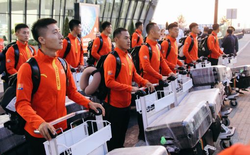 Сборная Китая прибыла в Саратов на Чемпионат мира по пожарно-спасательному спорту