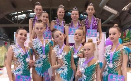 Саратовские гимнастки успешно выступили на Открытом кубке по художественной гимнастике