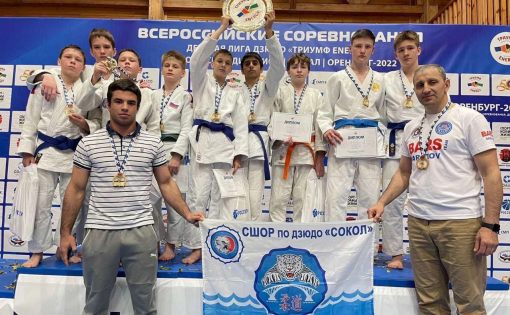 Команда спортивной школы «Сокол» - победитель ПФО Детской Лиги Дзюдо