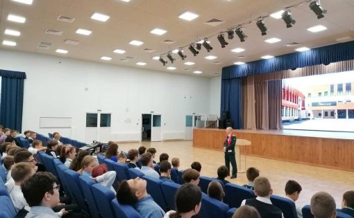 Организации ветеранов «Боевое Братство» провела урок мужества в «Лицее Звезда».