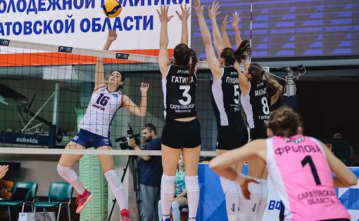 «Протон» продолжает лидировать в турнирной таблице чемпионата России по волейболу