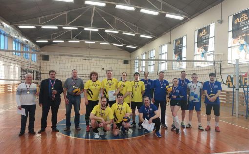 Команда Вавиловского университета - победители соревнований по волейболу