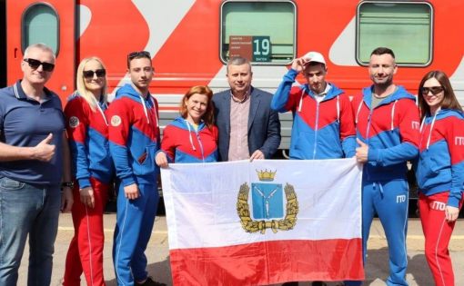 Команда Саратовской области отправилась на Фестиваль Чемпионов «Игры ГТО» 