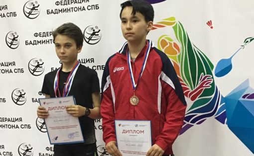 Зибров Никита - бронзовый призер Всероссийских юниорских и юношеских и соревнованиях по бадминтону «День космонавтики»