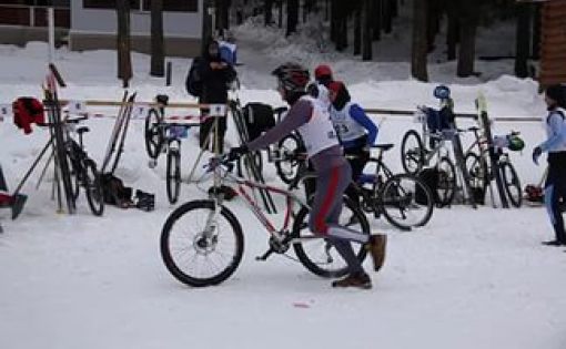 В  Ибреси  состоялись соревнования чемпионата и Первенства России по зимнему триатлону