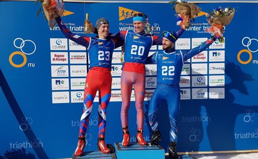 Дмитрий Брегеда серебряный призер чемпионата мира по зимнему триатлону