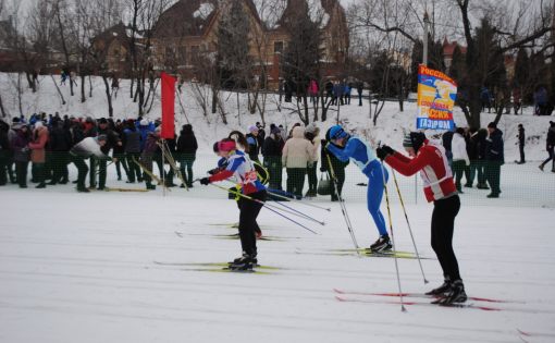 Воспитанники СШОР по гребному спорту приняли участие в лыжной гонке
