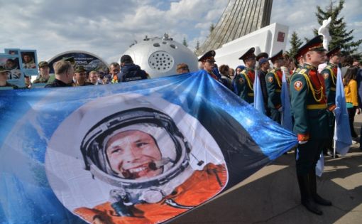 В Саратовской области на месте приземления космонавта Юрия Гагарина прошли торжества