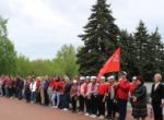В Кировском районе на Воскресенском кладбище состоялся торжественный митинг ко Дню Великой Победы