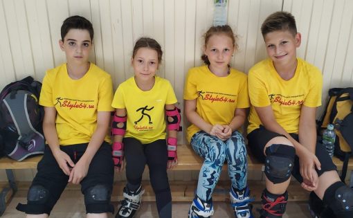 Саратовские роллеры завоевали три медали на Открытом детском слаломном Кубке