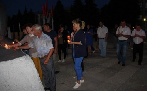 Красноармейск принял участие во Всероссийской акции "Свеча памяти"