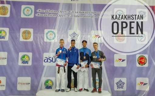 Рудник Алексей взял бронзовую медаль на Международном турнире по тхэквондо G1 "Kazakhstan Open" 