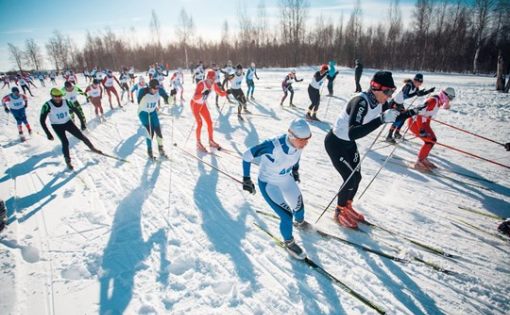 Лыжная гонка «Олимпийские Надежды» собрала 50 спортсменов области