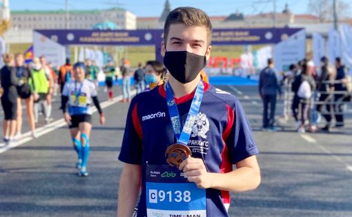 Саратовец принял участие в Казанском марафоне 2020