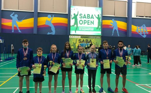 Воспитанники школы «Олимпийские ракетки» успешно выступили на  Всероссийских соревнованиях по бадминтону «Saba Open»