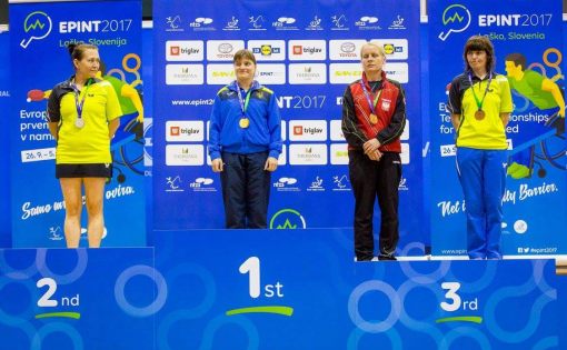 Анжелика Косачева завоевала бронзовую медаль Чемпионата Европы по настольному теннису спорта лиц с интеллектуальными нарушениями