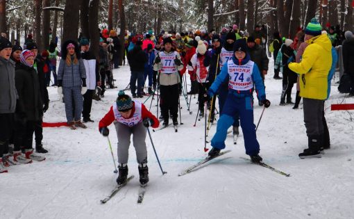 В Балашове прошли лыжные гонки среди школьников