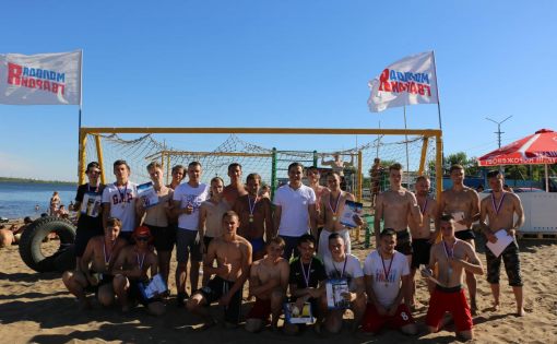 На городском пляже Молодогвардейцы проводят ежегодный турнир по пляжным видам спорта «Неделя спорта»