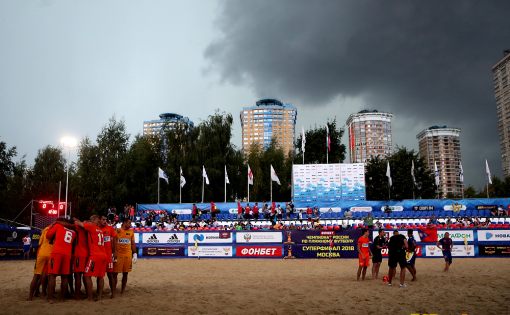 В Москве стартовал Суперфинал ФОНБЕТ-чемпионата России по пляжному футболу