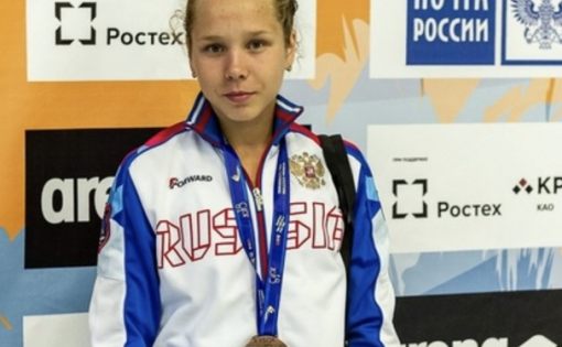 Никифорова Ангелина готовится к этапу Кубка мира по плаванию