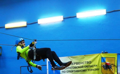 В пос. Соколовый  Федерация спортивного туризма организовала проведение  1-го этапа Кубка Саратовской области по спортивному туризму 