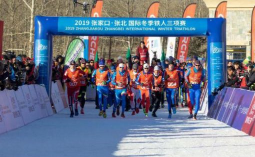 Дмитрий Брегеда занял второе место на соревнованиях по зимнему триатлону в Китае