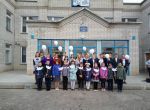 Учащиеся и педагоги школы №2 провели акцию "Голубь мира"