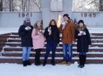 Волонтеры провели молодежно-патриотическую акцию «Горячий снег нашей Победы», посвященную дню разгрома советскими войсками немецко-фашистских войск под Сталинградом